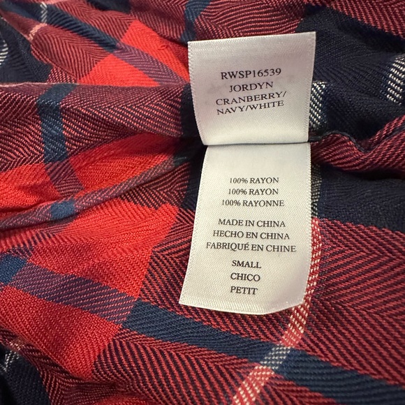 Rails Women’s Jordyn Tank Dress in Cranberry & Navy & White in Size Small - Picture 9 of 9